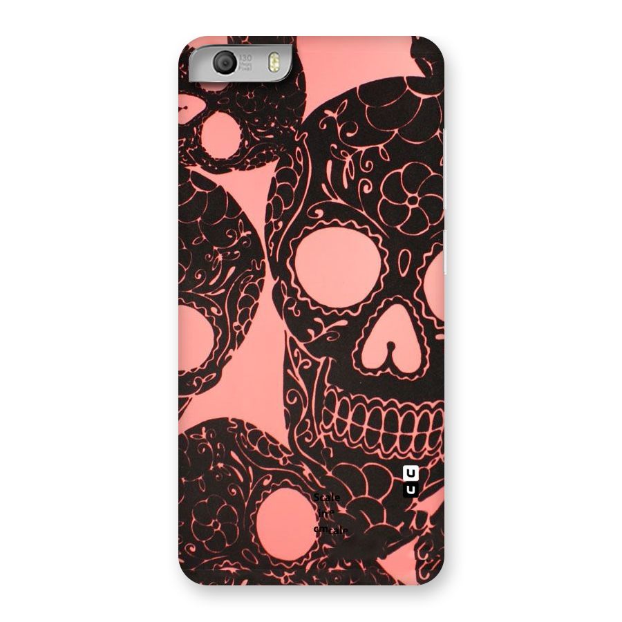 Pink Head Back Case for Micromax Canvas Knight 2