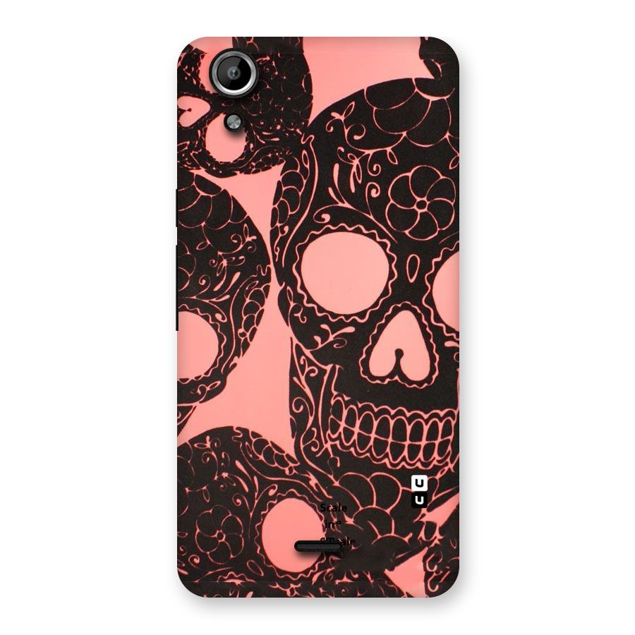 Pink Head Back Case for Micromax Canvas Selfie Lens Q345