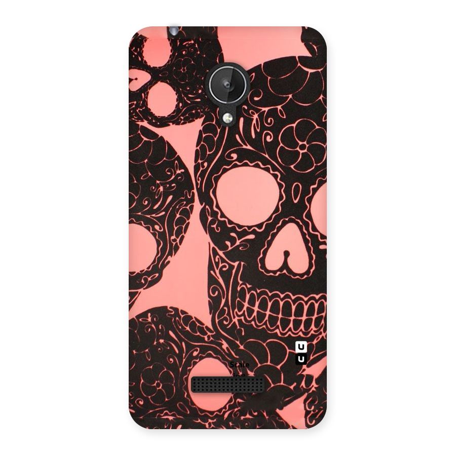 Pink Head Back Case for Micromax Canvas Spark Q380