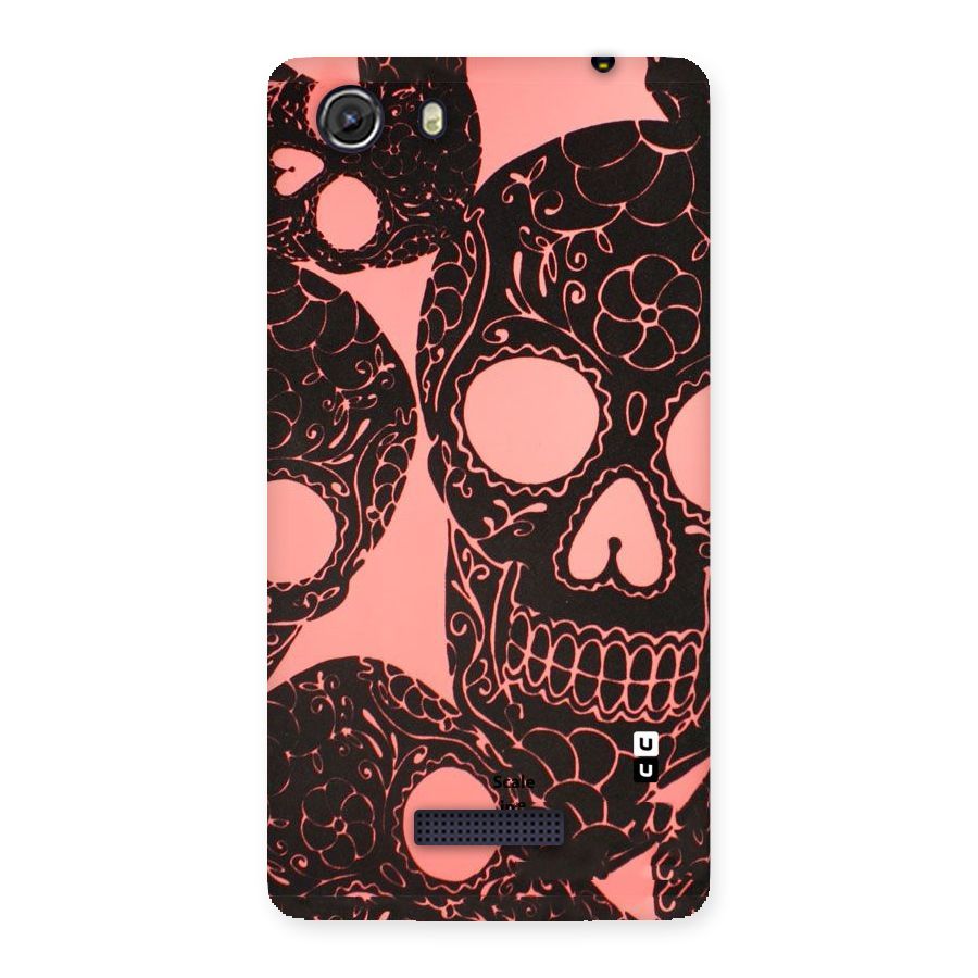 Pink Head Back Case for Micromax Unite 3