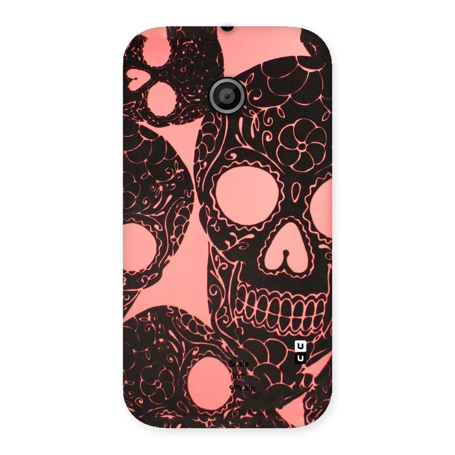 Pink Head Back Case for Moto E