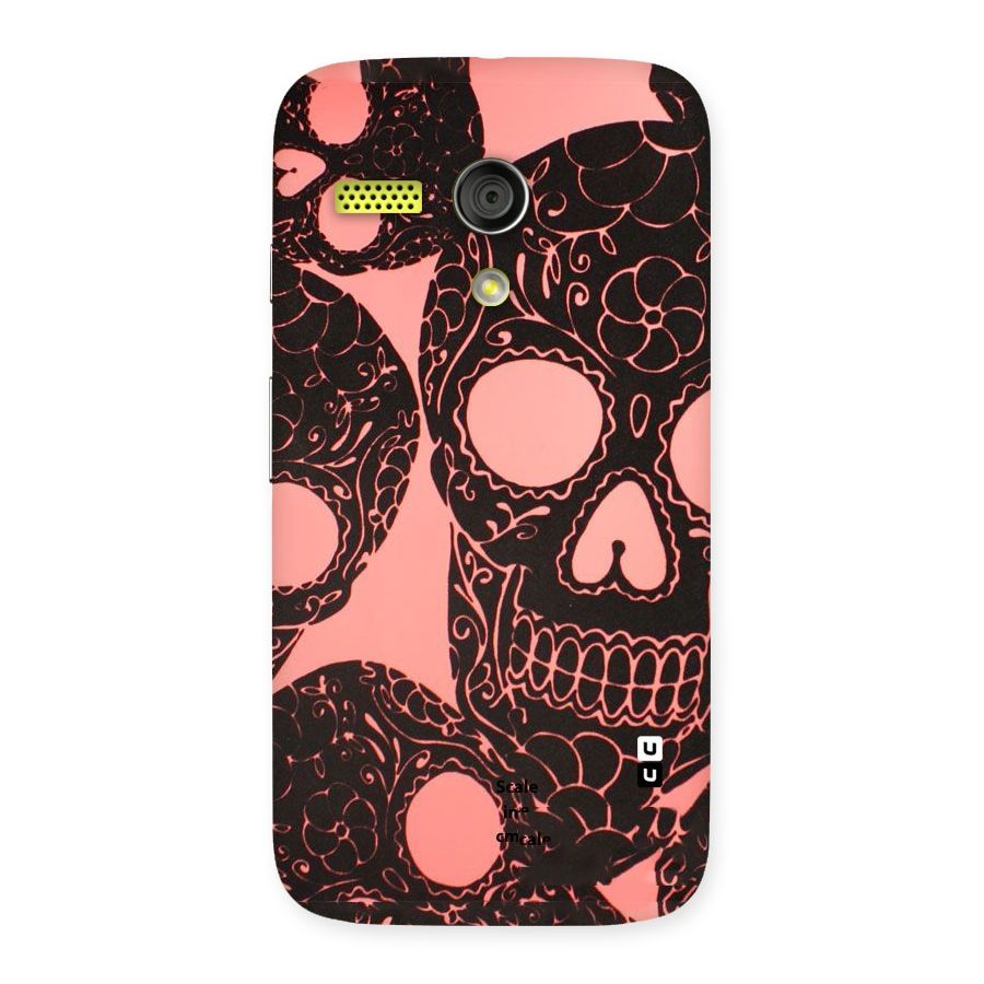 Pink Head Back Case for Moto G