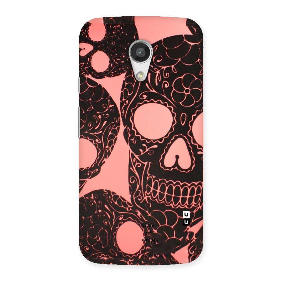 Pink Head Back Case for Moto G 2nd Gen