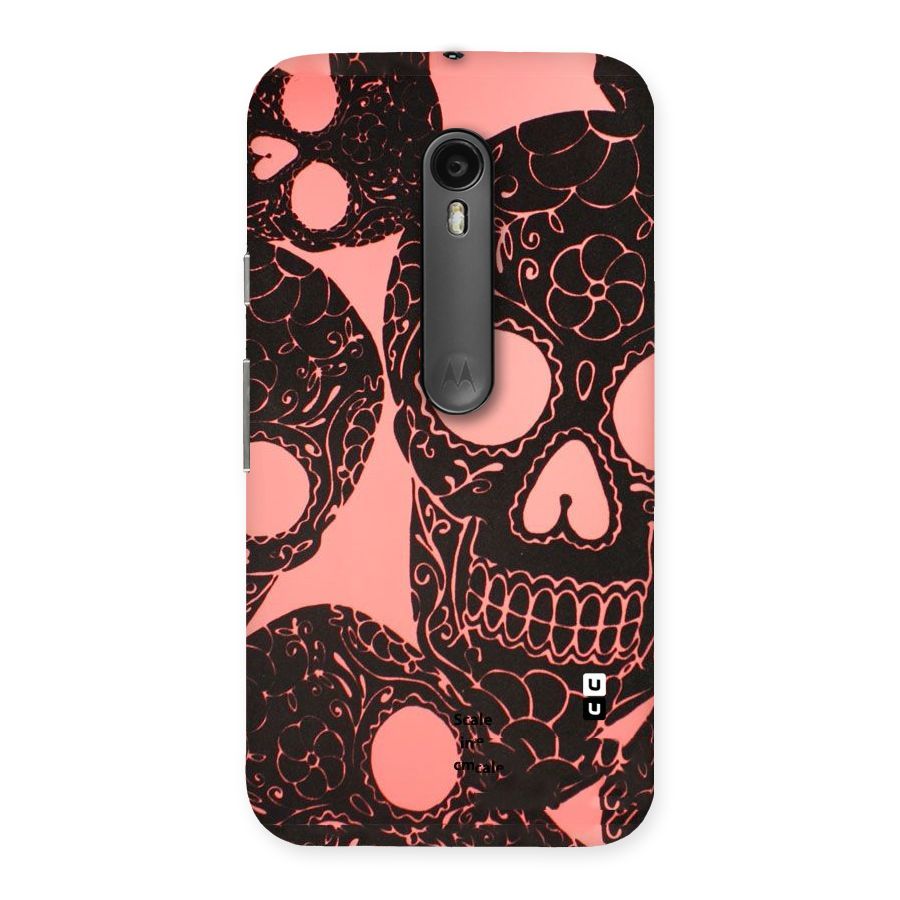 Pink Head Back Case for Moto G Turbo
