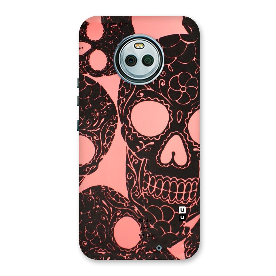 Pink Head Back Case for Moto X4