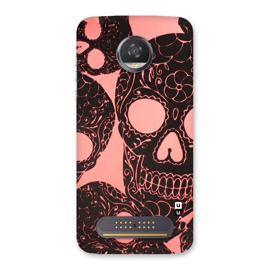 Pink Head Back Case for Moto Z2 Play