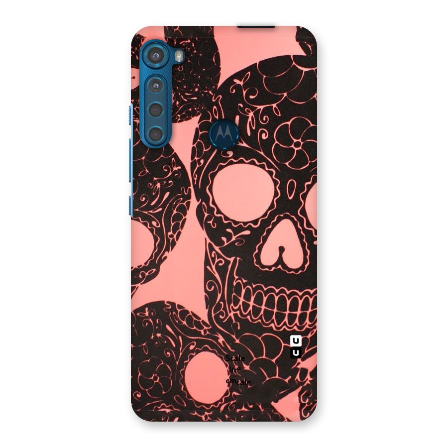 Pink Head Back Case for Motorola One Fusion Plus