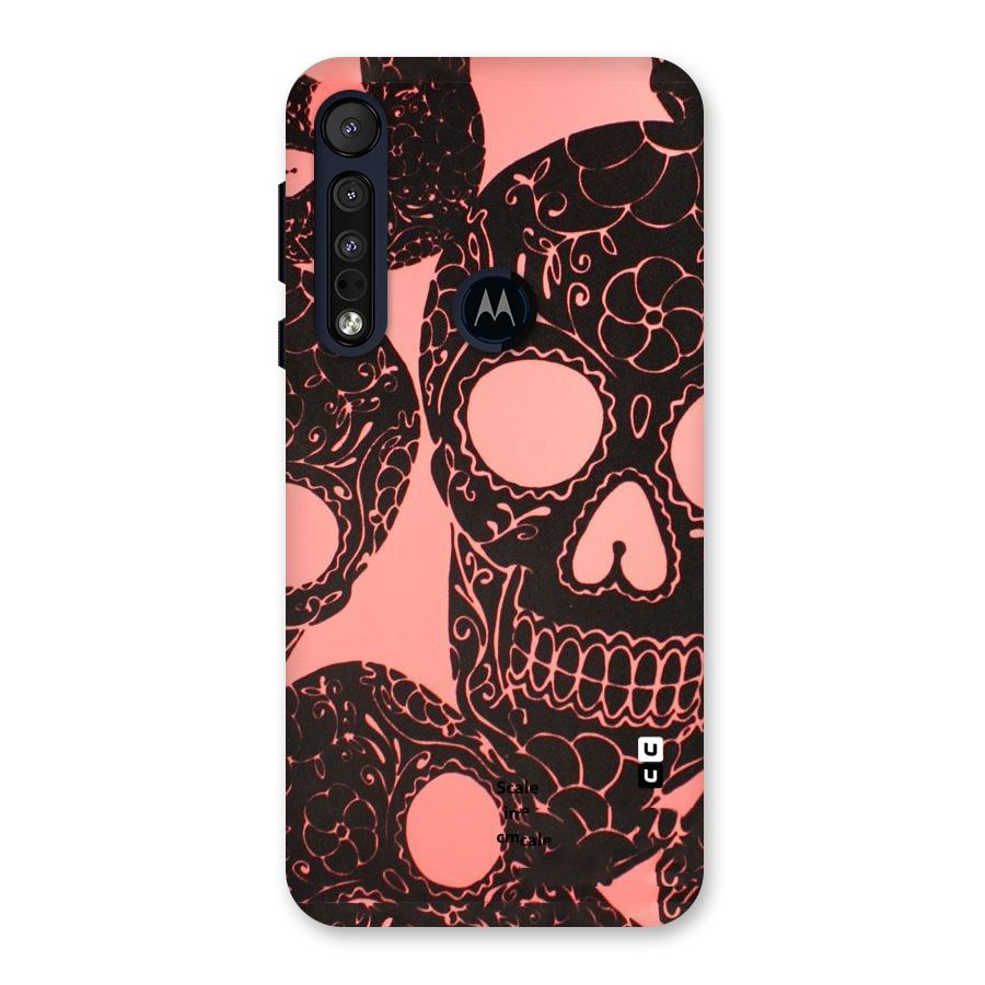 Pink Head Back Case for Motorola One Macro
