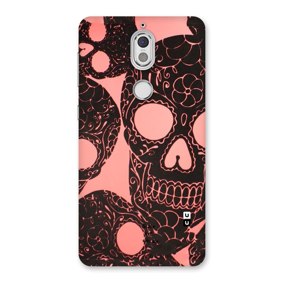 Pink Head Back Case for Nokia 7