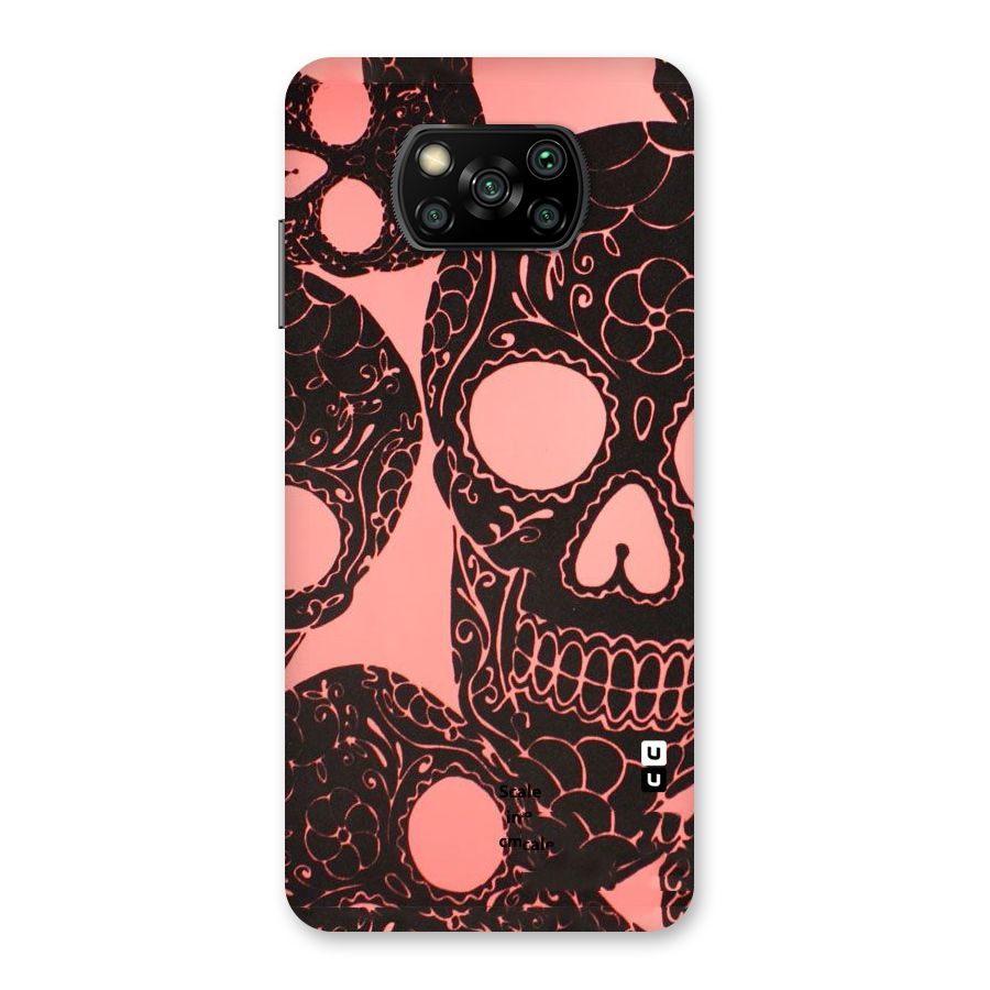 Pink Head Back Case for Poco X3