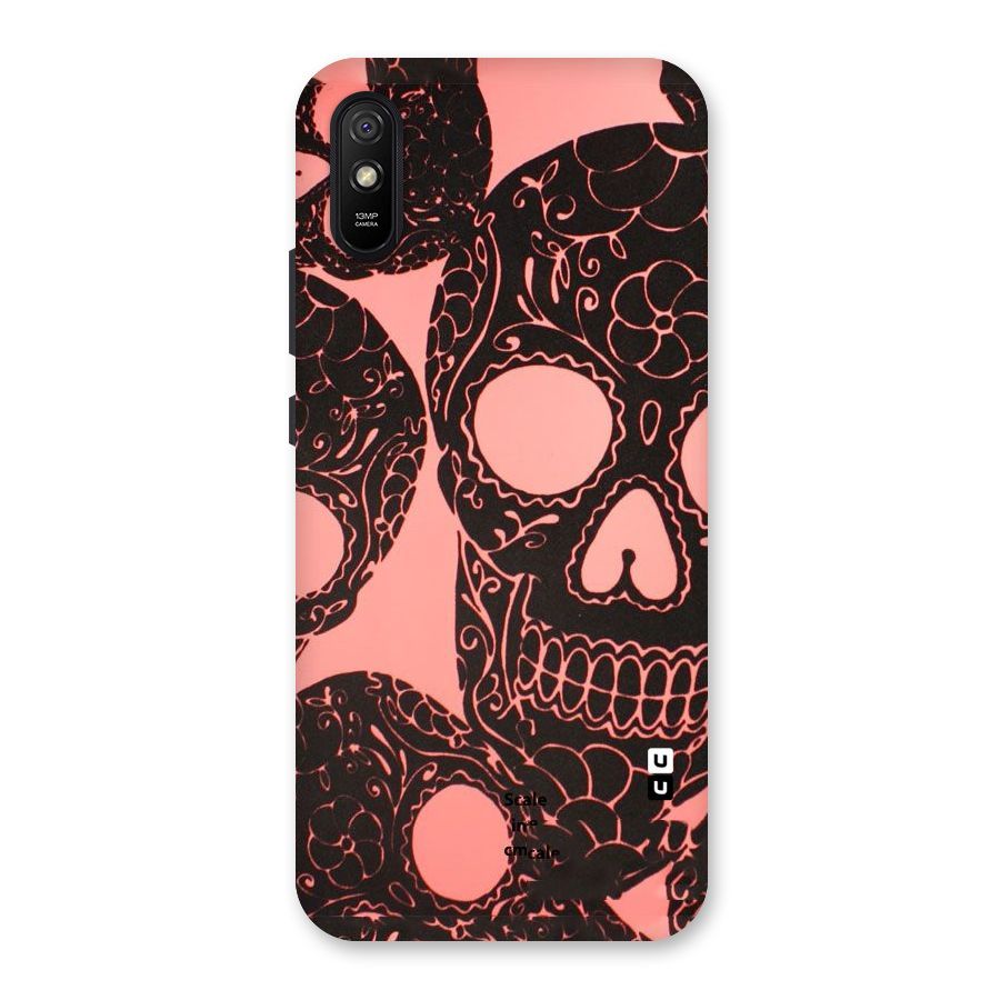 Pink Head Back Case for Redmi 9A