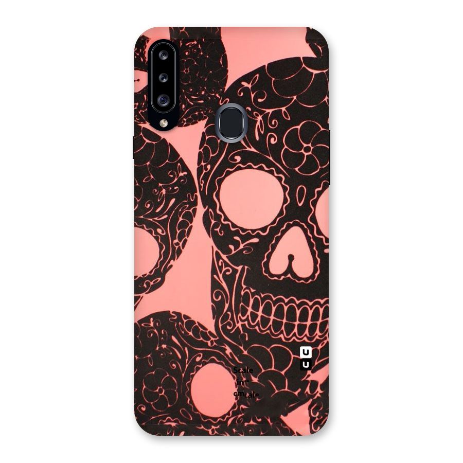 Pink Head Back Case for Samsung Galaxy A20s