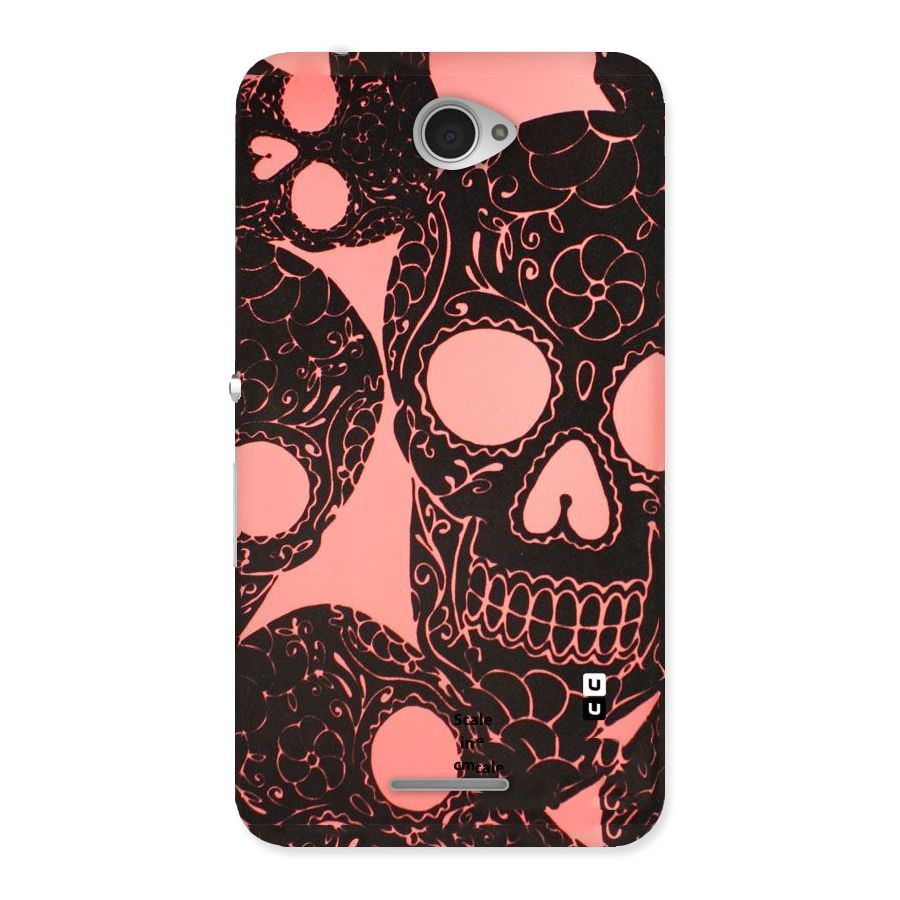 Pink Head Back Case for Sony Xperia E4