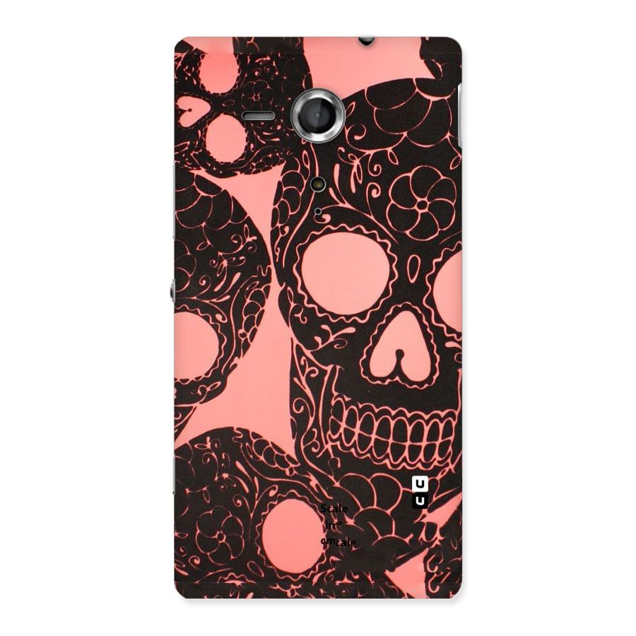 Pink Head Back Case for Sony Xperia SP