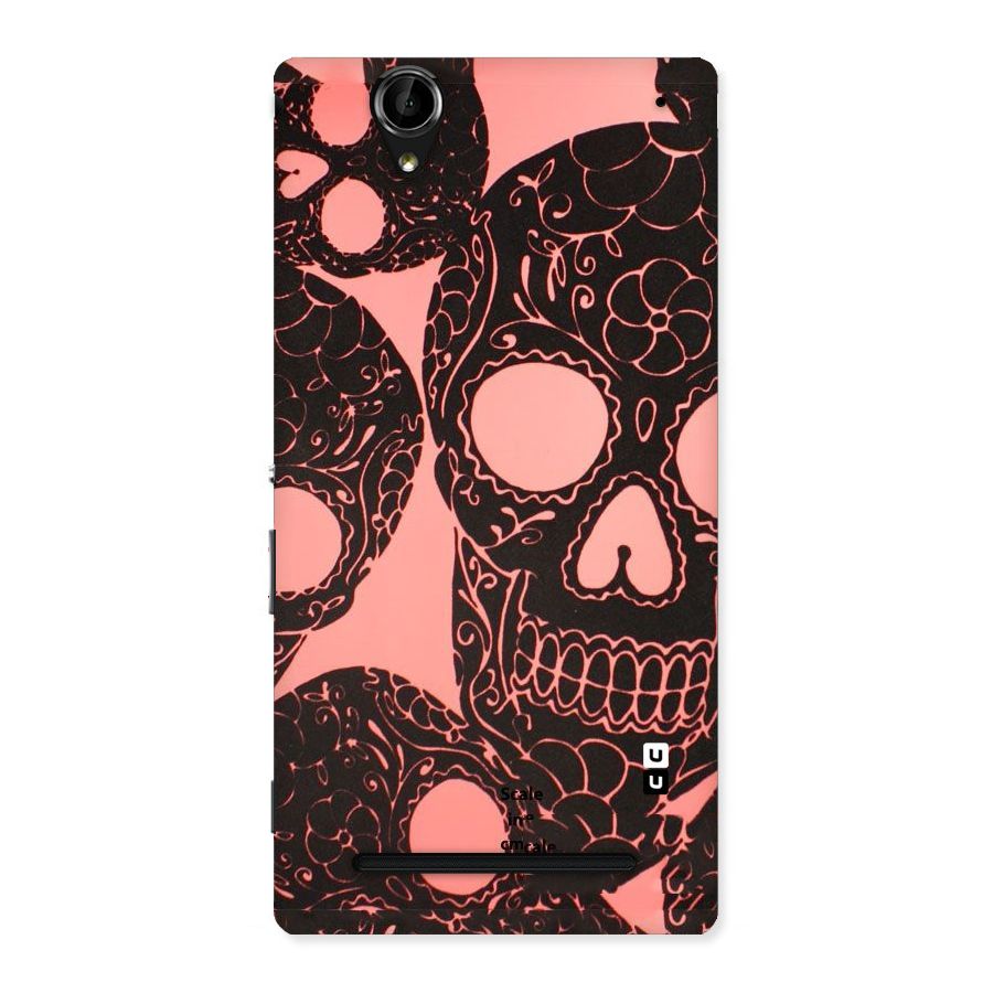 Pink Head Back Case for Sony Xperia T2