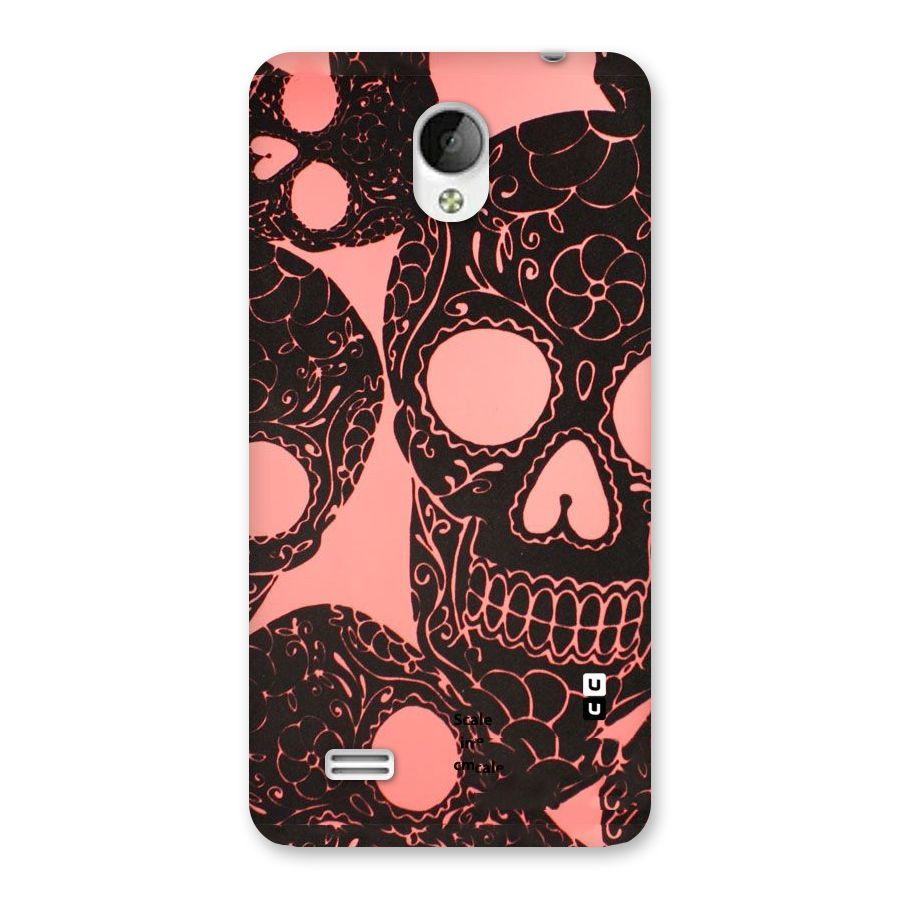 Pink Head Back Case for Vivo Y21