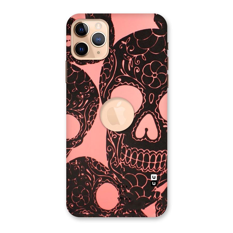 Pink Head Back Case for iPhone 11 Pro Max Logo Cut