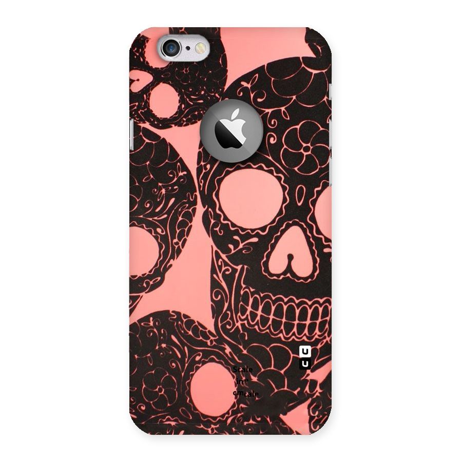 Pink Head Back Case for iPhone 6 Logo Cut