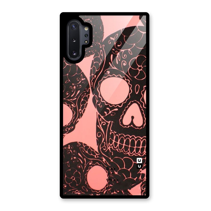 Pink Head Glass Back Case for Galaxy Note 10 Plus