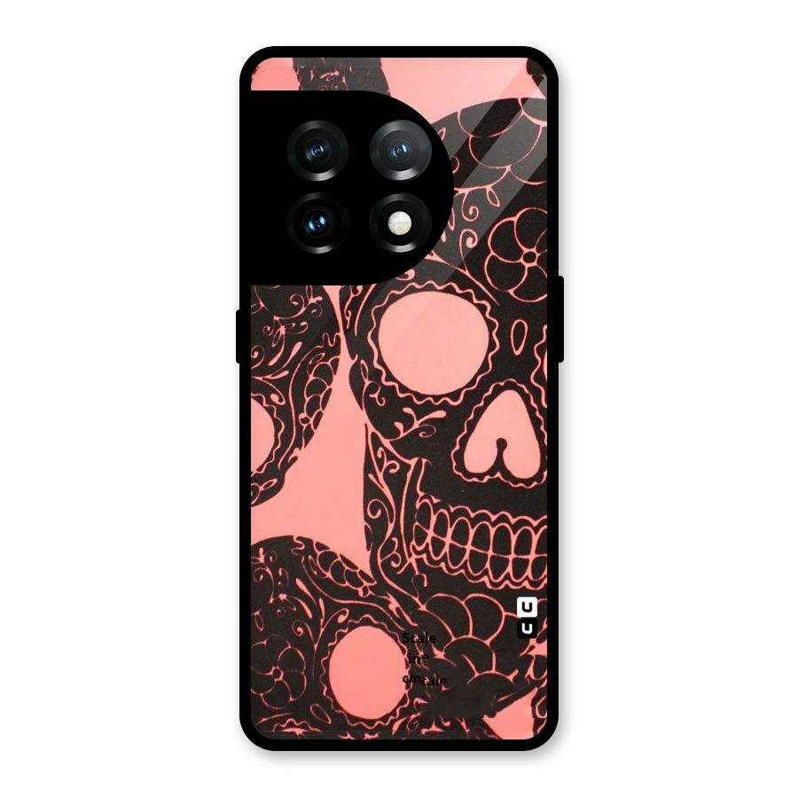 Pink Head Glass Back Case for OnePlus 11