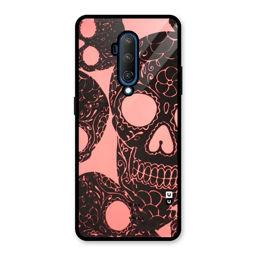 Pink Head Glass Back Case for OnePlus 7T Pro