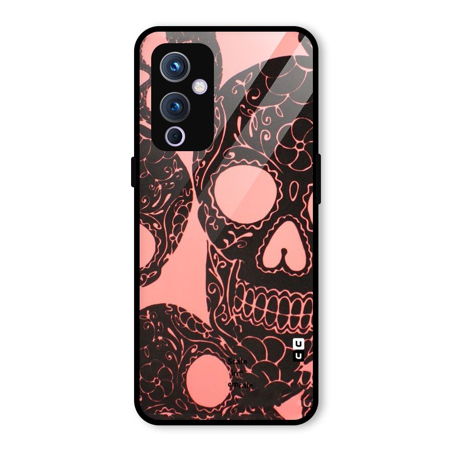 Pink Head Glass Back Case for OnePlus 9