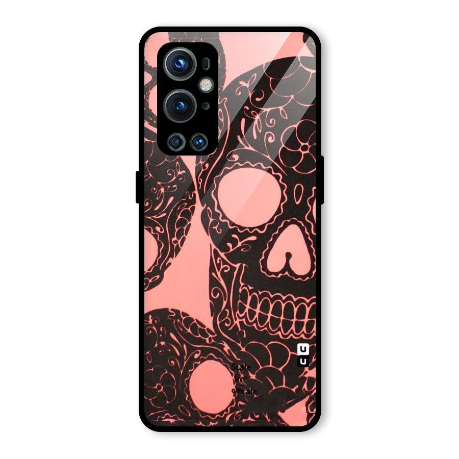 Pink Head Glass Back Case for OnePlus 9 Pro