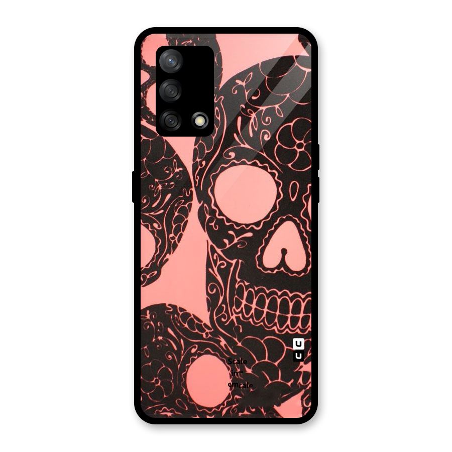 Pink Head Glass Back Case for Oppo F19