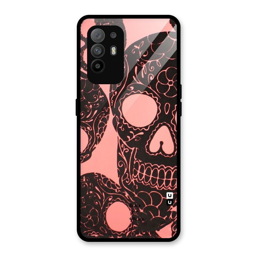 Pink Head Glass Back Case for Oppo F19 Pro Plus 5G