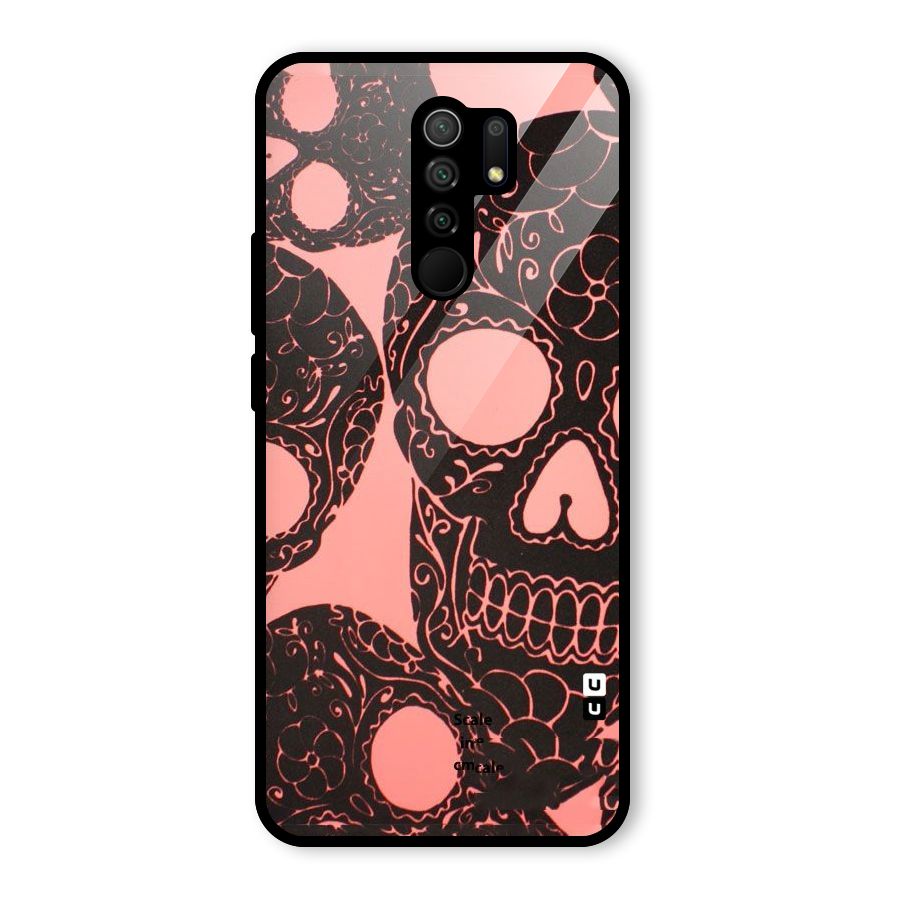 Pink Head Glass Back Case for Poco M2