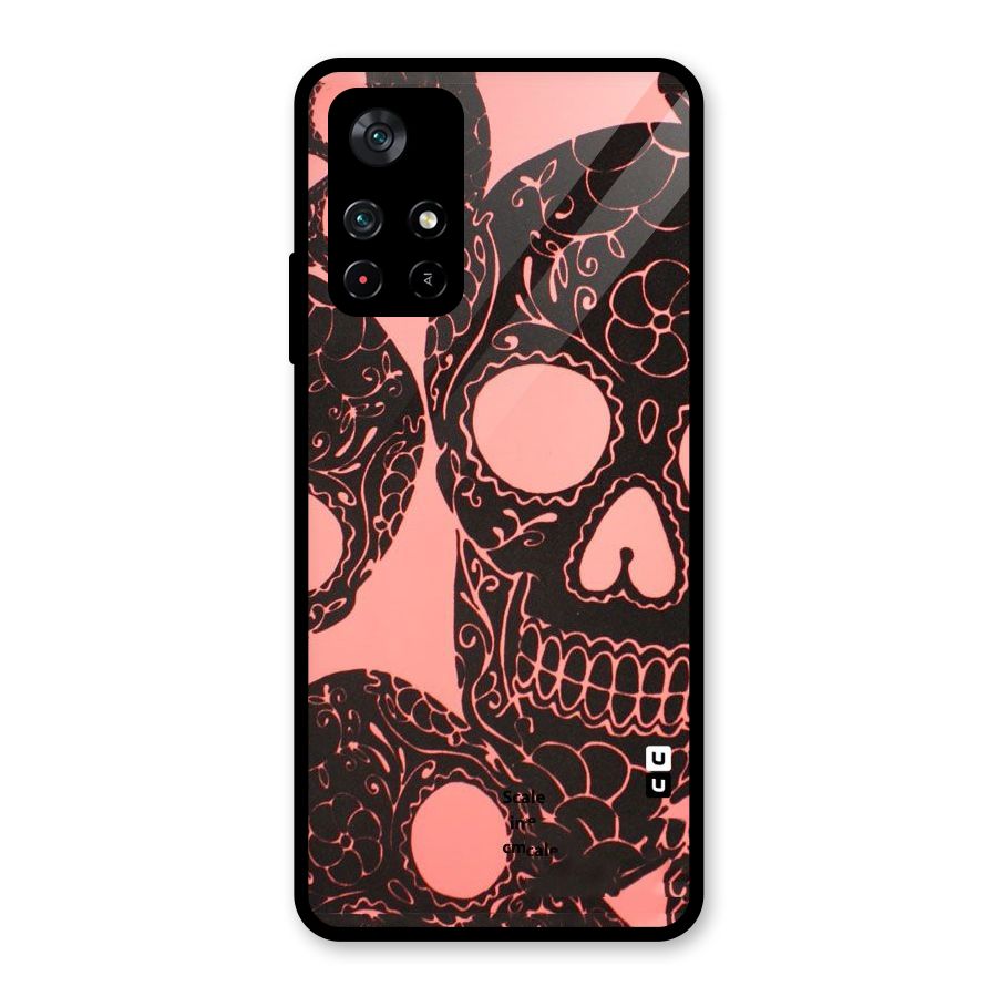 Pink Head Glass Back Case for Poco M4 Pro 5G