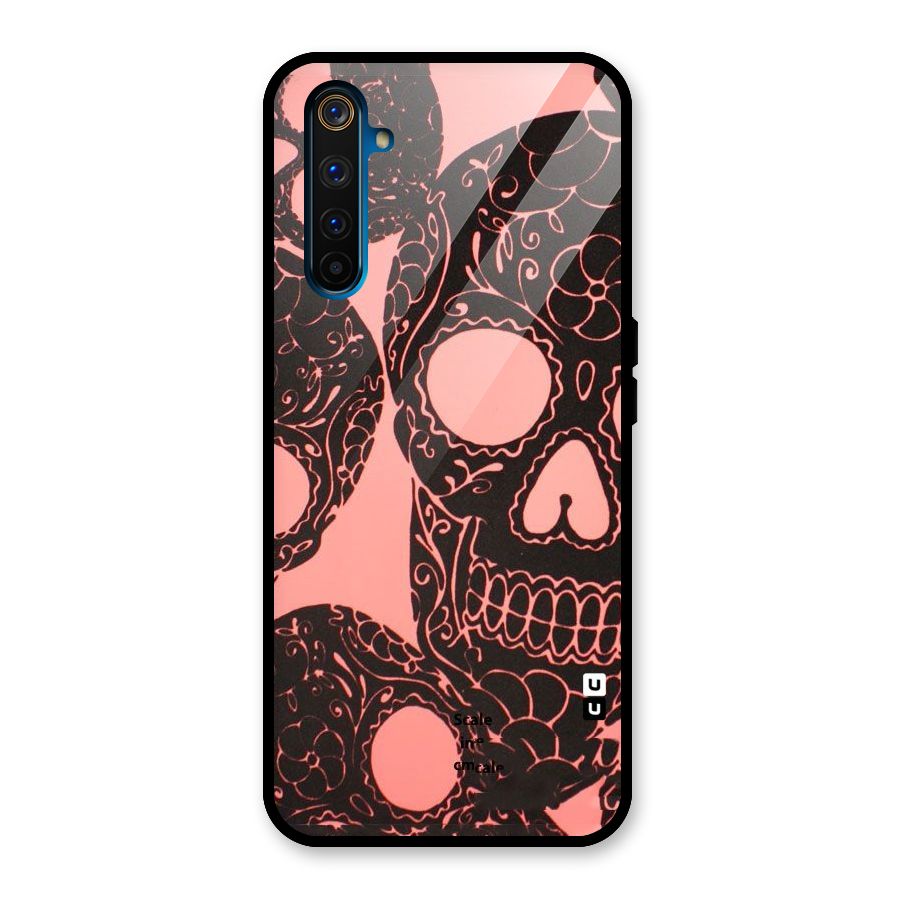 Pink Head Glass Back Case for Realme 6 Pro