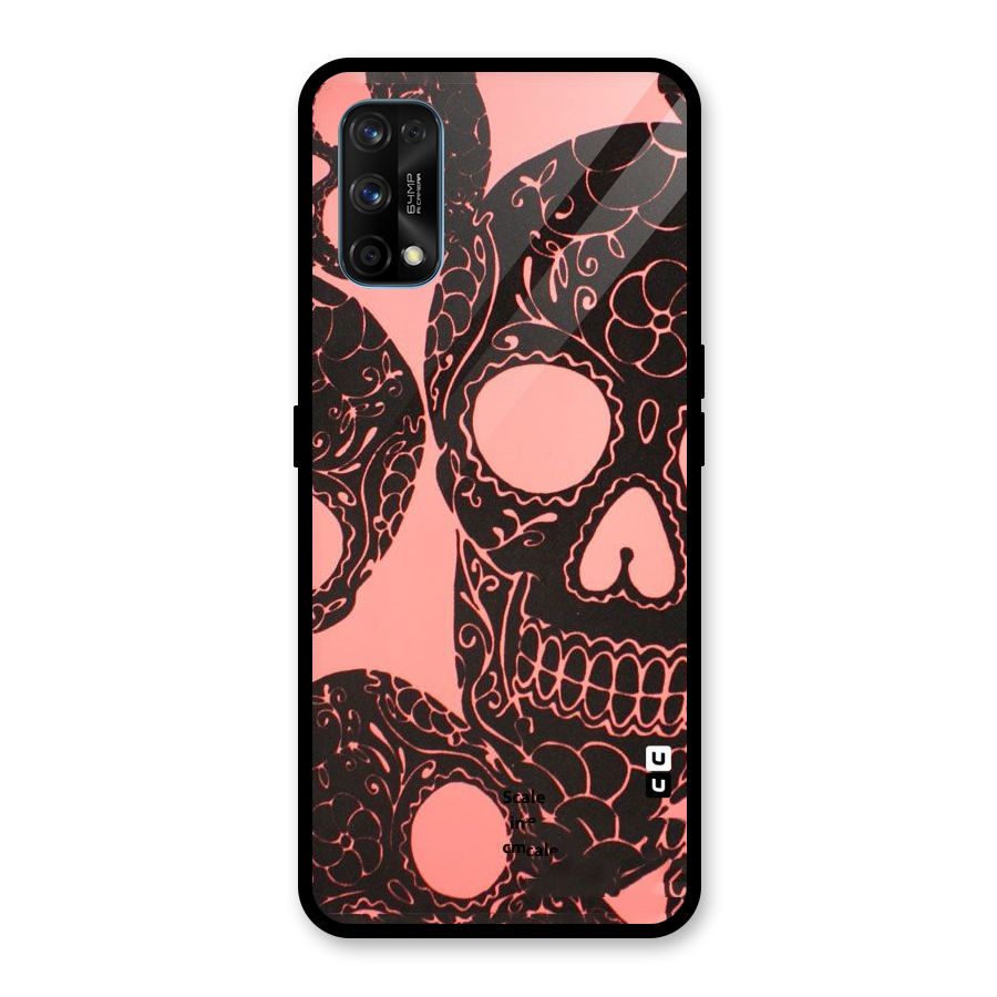 Pink Head Glass Back Case for Realme 7 Pro