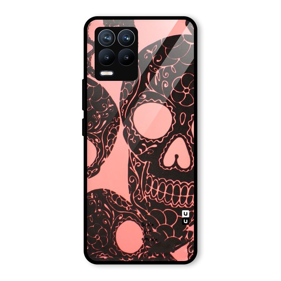 Pink Head Glass Back Case for Realme 8