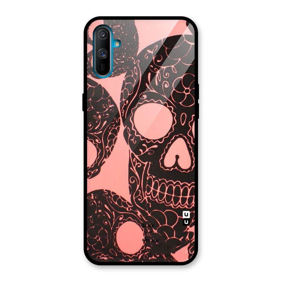 Pink Head Glass Back Case for Realme C3
