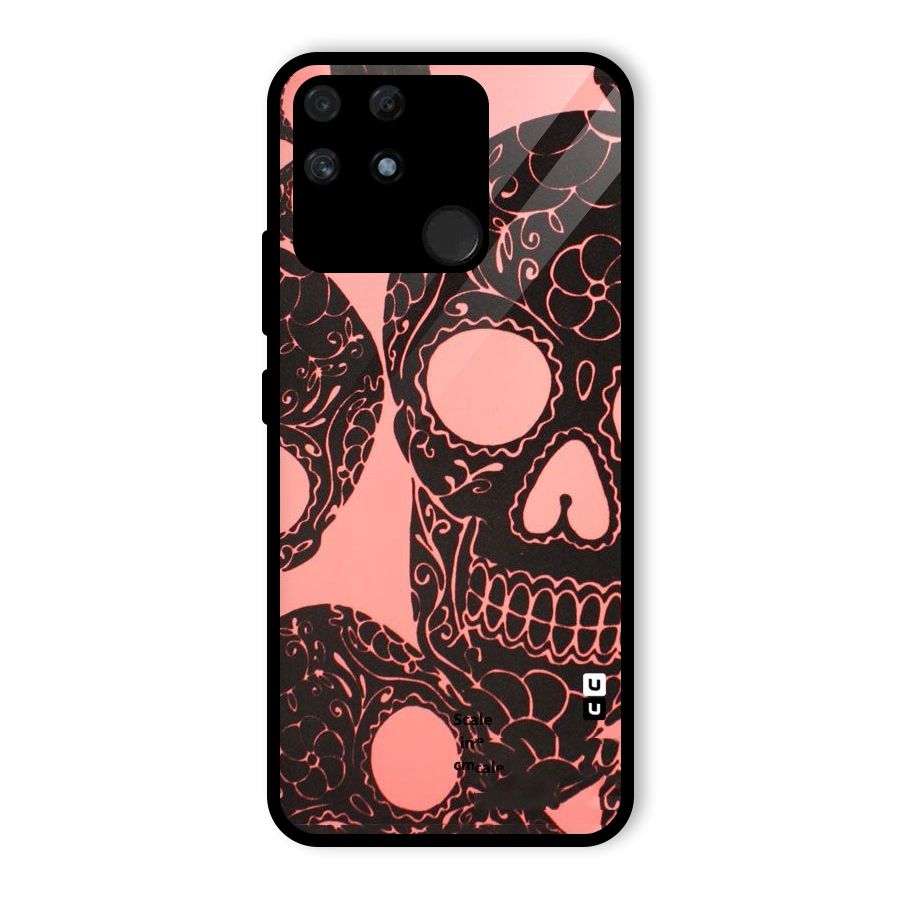 Pink Head Glass Back Case for Realme Narzo 50A