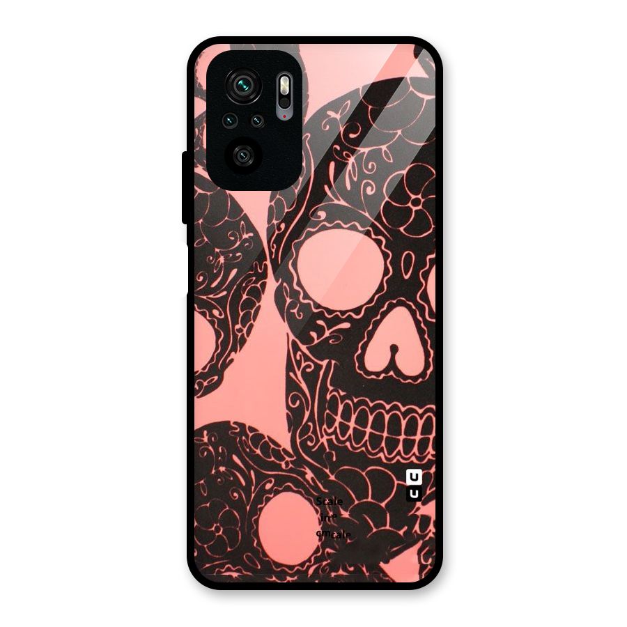 Pink Head Glass Back Case for Redmi Note 10S
