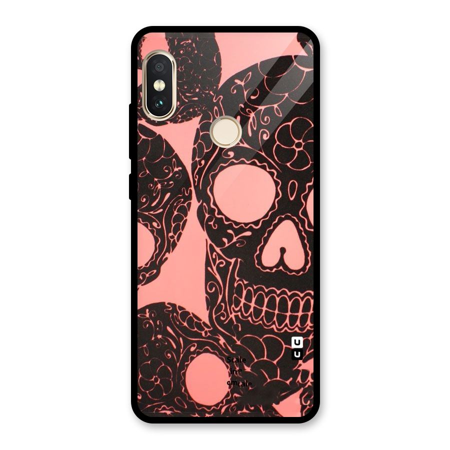 Pink Head Glass Back Case for Redmi Note 5 Pro