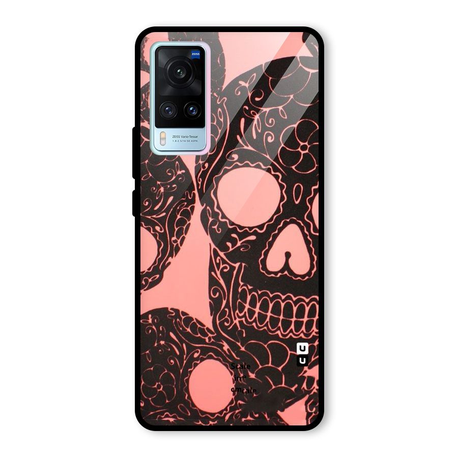 Pink Head Glass Back Case for Vivo X60