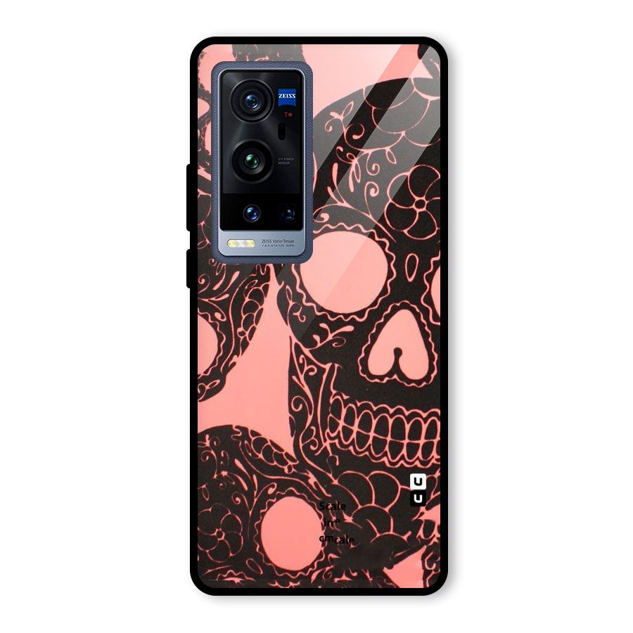 Pink Head Glass Back Case for Vivo X60 Pro Plus