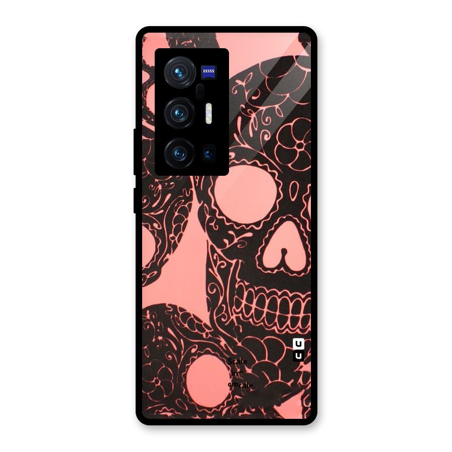 Pink Head Glass Back Case for Vivo X70 Pro Plus