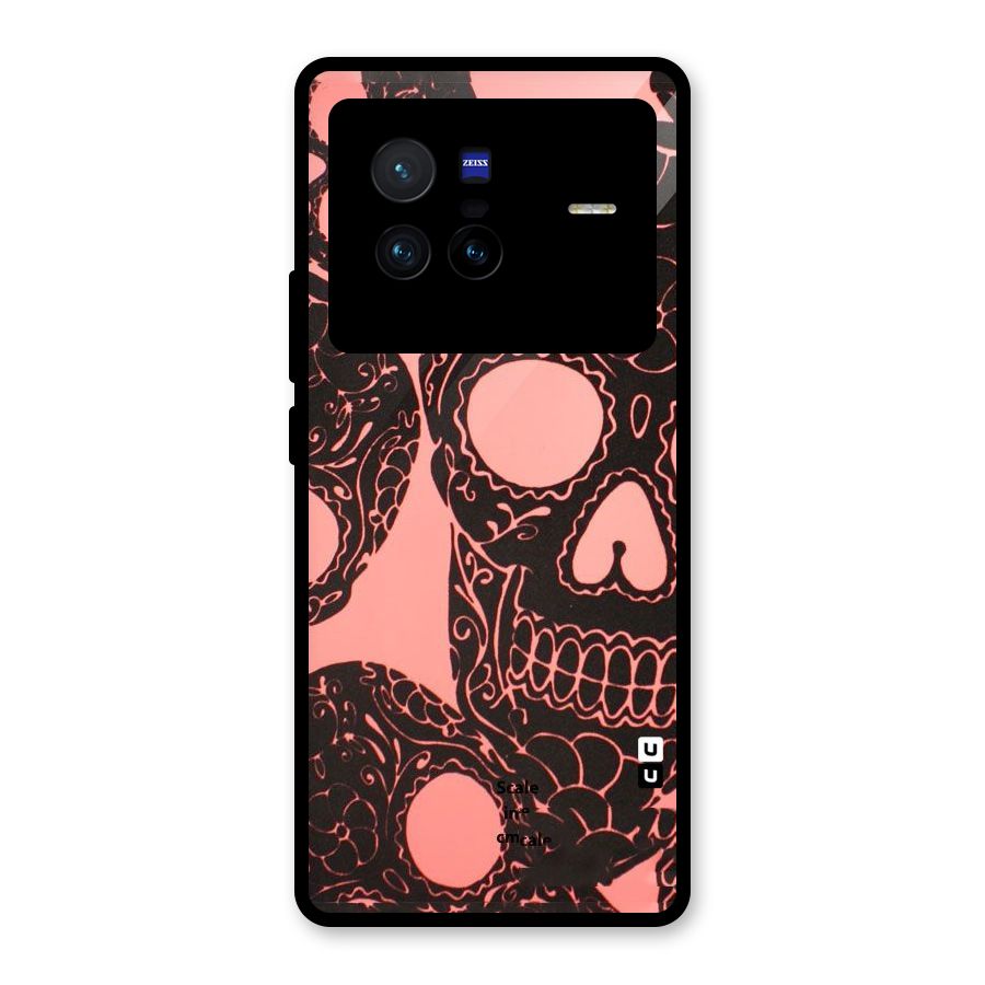 Pink Head Glass Back Case for Vivo X80