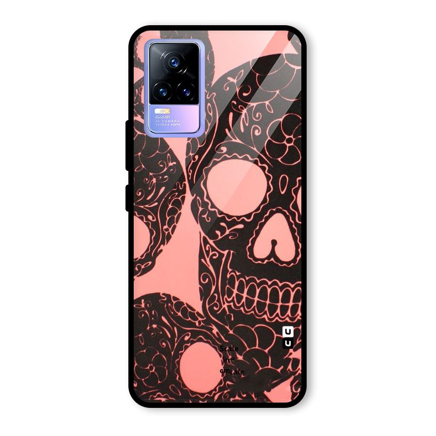 Pink Head Glass Back Case for Vivo Y73