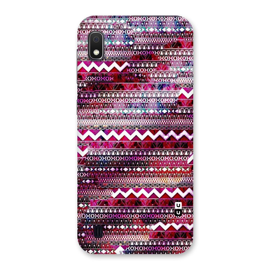 Pink Indie Pattern Back Case for Galaxy A10