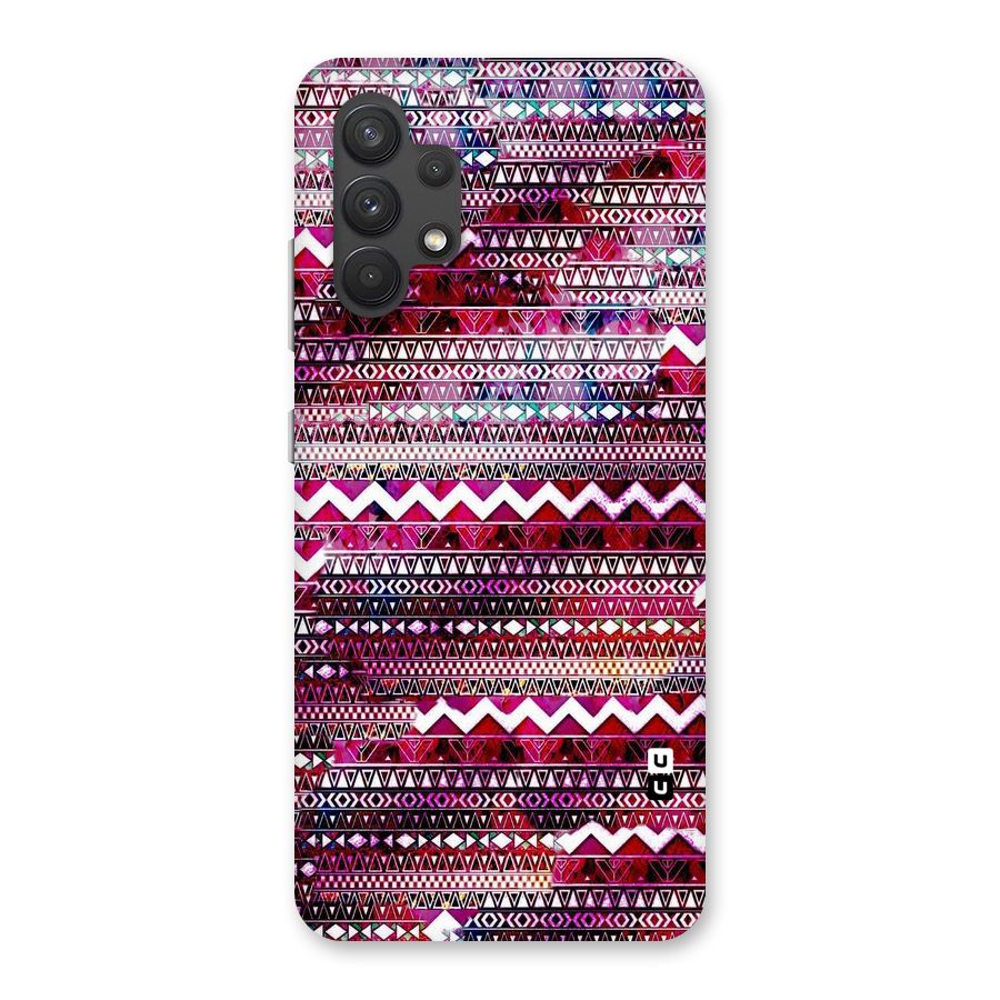 Pink Indie Pattern Back Case for Galaxy A32