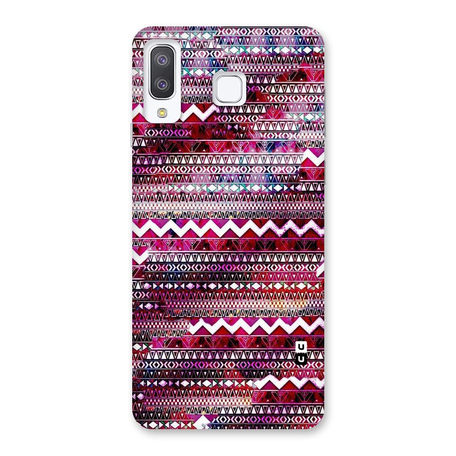 Pink Indie Pattern Back Case for Galaxy A8 Star