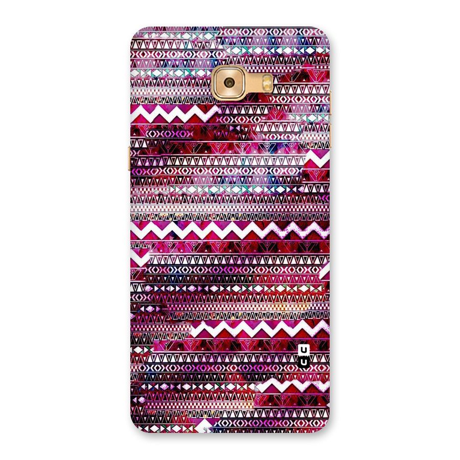 Pink Indie Pattern Back Case for Galaxy C9 Pro