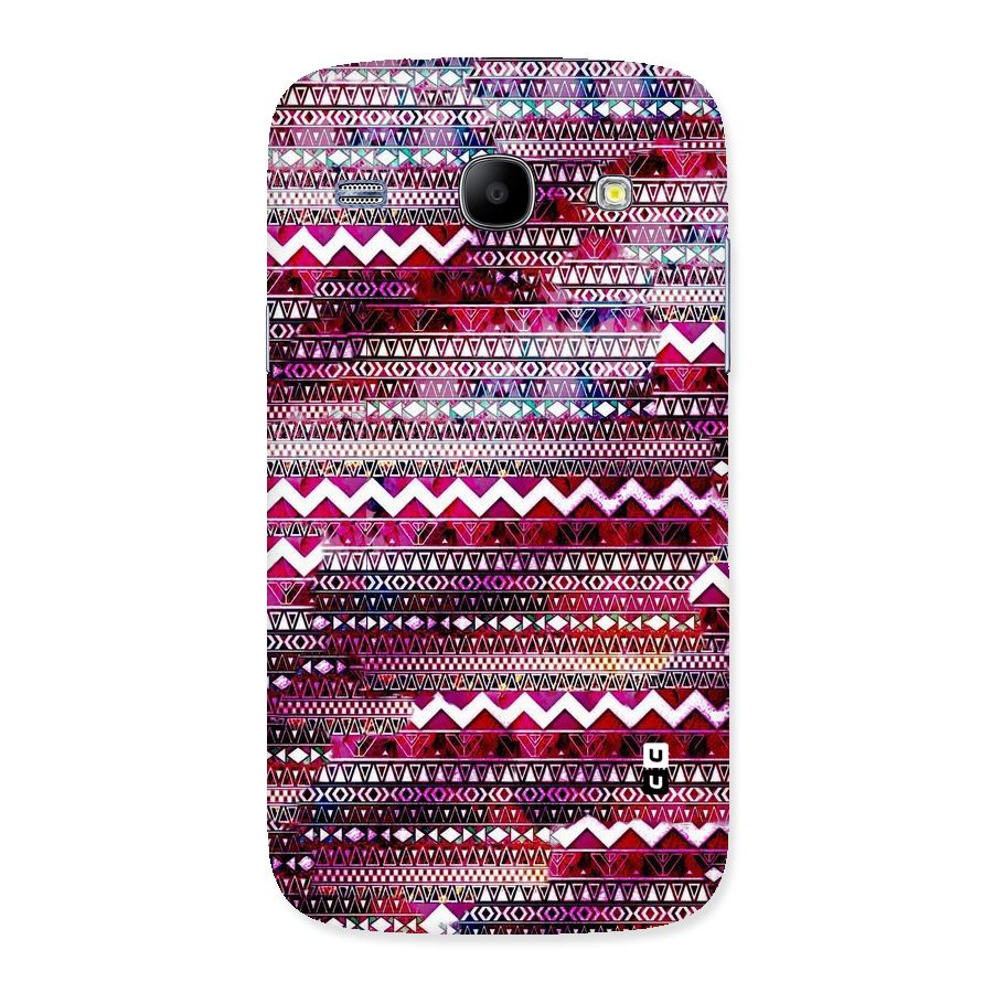 Pink Indie Pattern Back Case for Galaxy Core