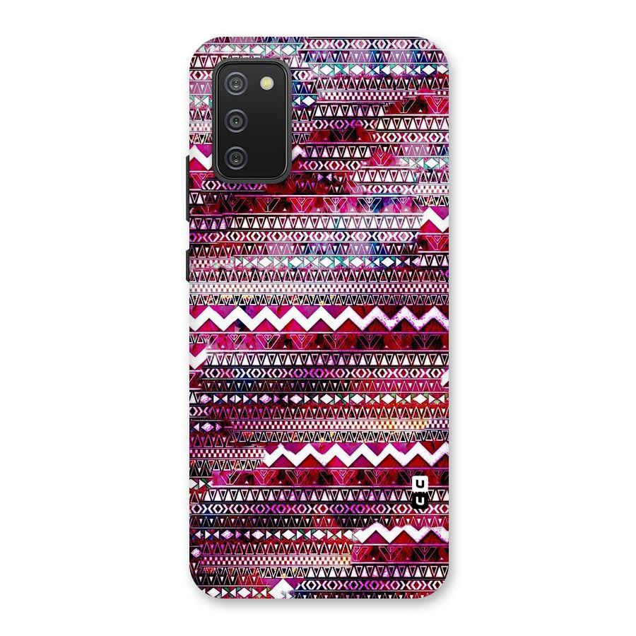 Pink Indie Pattern Back Case for Galaxy M02s