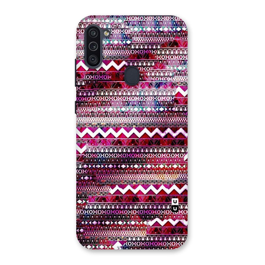 Pink Indie Pattern Back Case for Galaxy M11